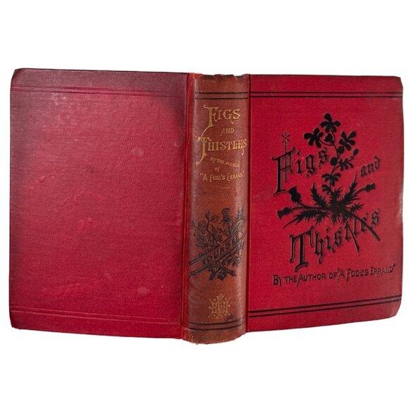 Antique 1879 Book Figs and Thistles Western Reserve Romance Albion Tourgee - Picture 2 of 13